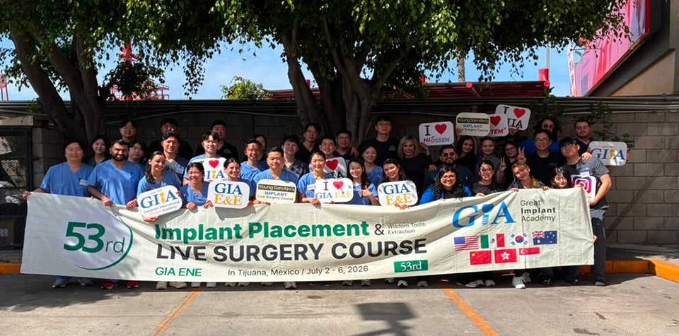 53rd IMPLANT & WISDOM TOOTH LIVE SURGERY COURSE / JULY 2 - 6, 2026