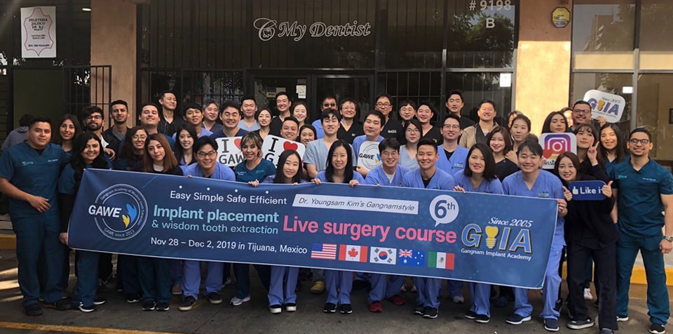 6th IMPLANT LIVE SURGERY COURSE / NOV 28 - DEC 3, 2019