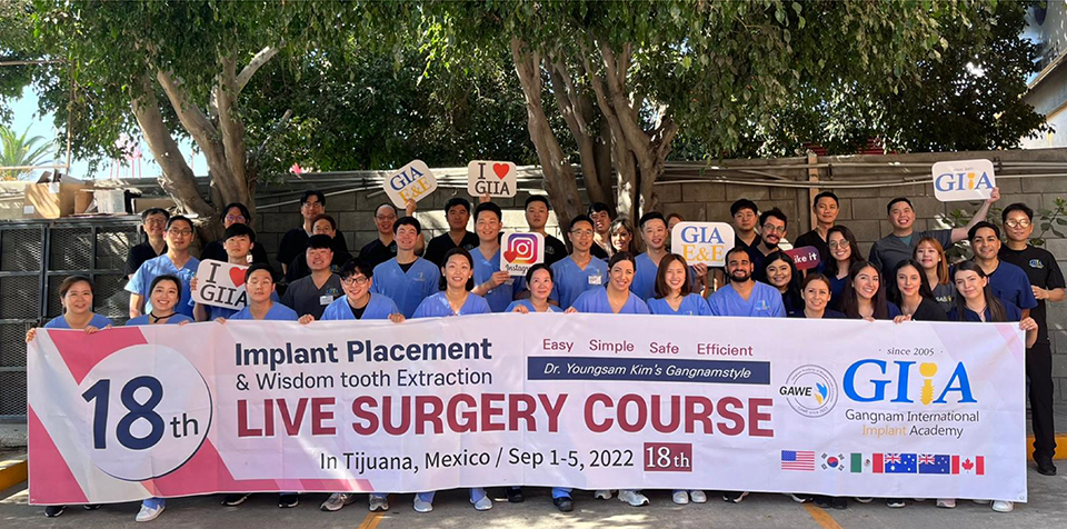 18th IMPLANT LIVE SURGERY COURSE / SEPTEMBER 1 - 5, 2022