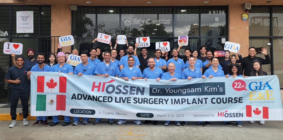 22nd IMPLANT LIVE SURGERY COURSE with HIOSSEN / MARCH 2 - 6, 2023