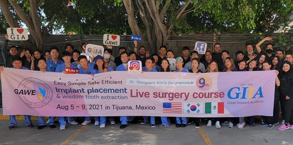 9th IMPLANT LIVE SURGERY COURSE / AUGUST 5 - 9, 2021