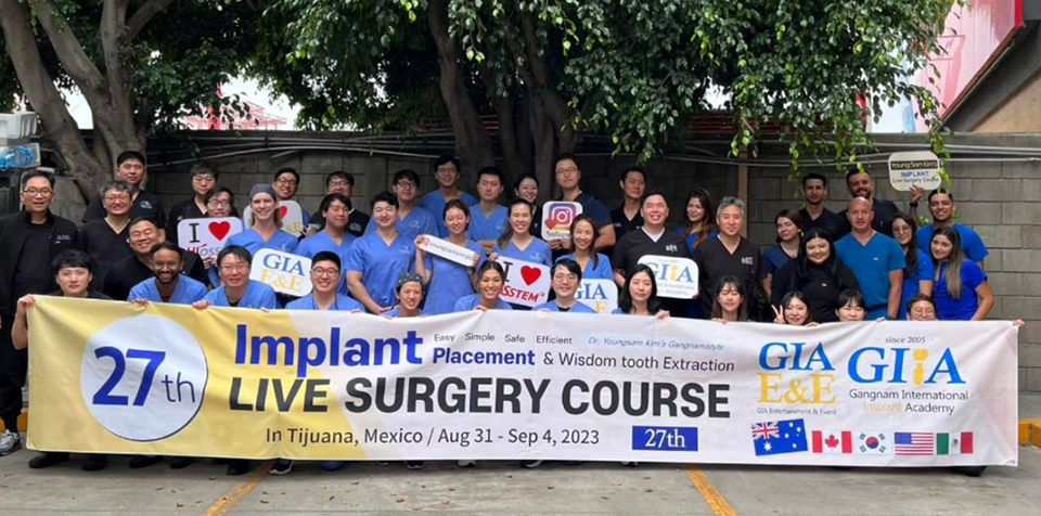 27th IMPLANT LIVE SURGERY COURSE / AUGUST 31 - SEPTEMBER 4, 2023