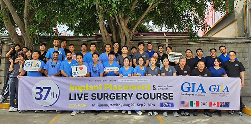 37th IMPLANT LIVE SURGERY COURSE / AUGUST 29 - SEPTEMBER 2, 2024