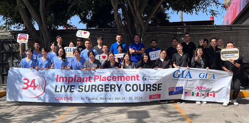 34th IMPLANT LIVE SURGERY COURSE / JUNE 26 - 30, 2024