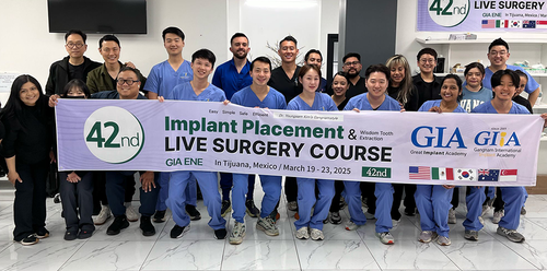 42nd IMPLANT LIVE SURGERY COURSE / MARCH 19 - 23, 2025