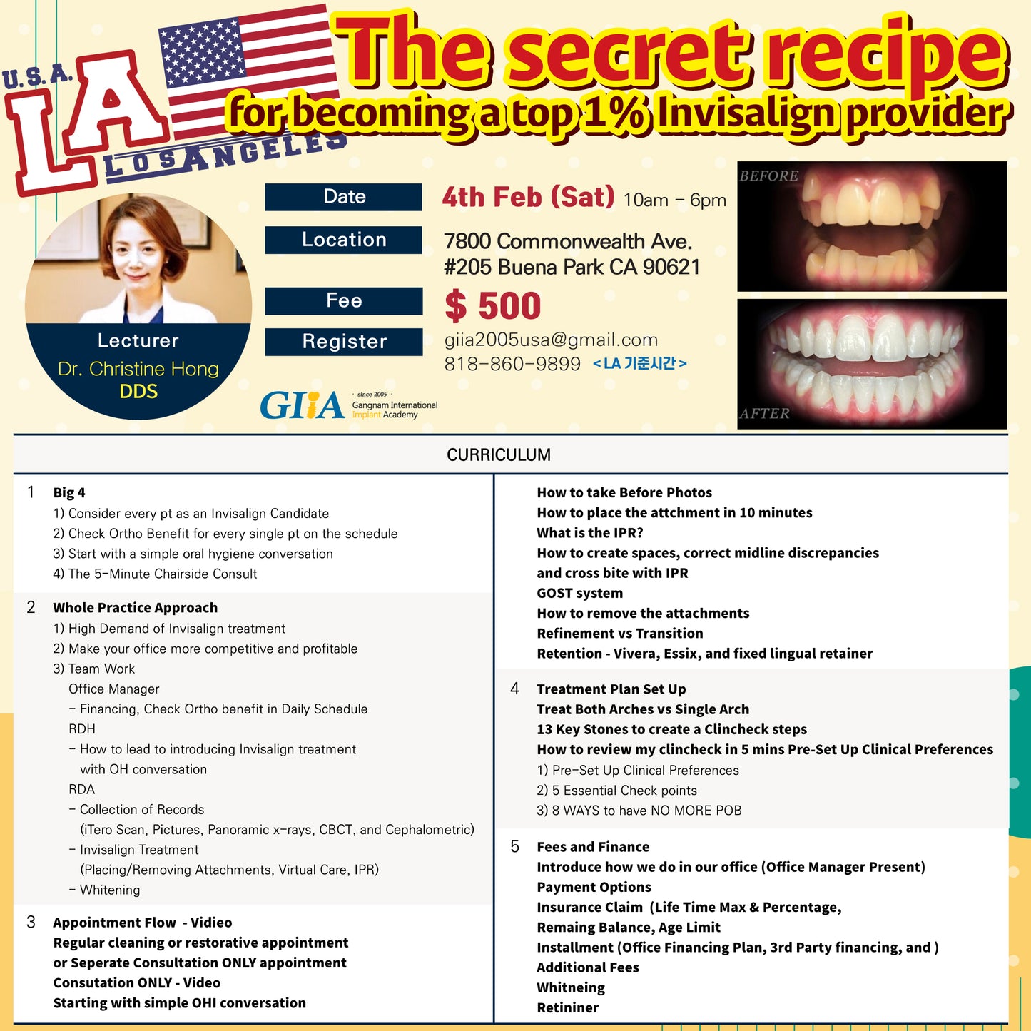 Los Angeles) The Secret Recipe for Becoming A Top 1% Invisalign Provider [2023/2/4]