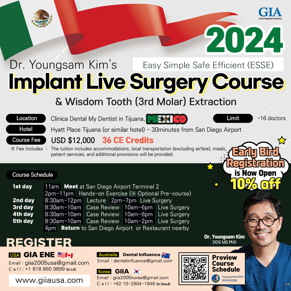 MEXICO LSC 2024 / November 20 - 24 [Implant Live Surgery Course]