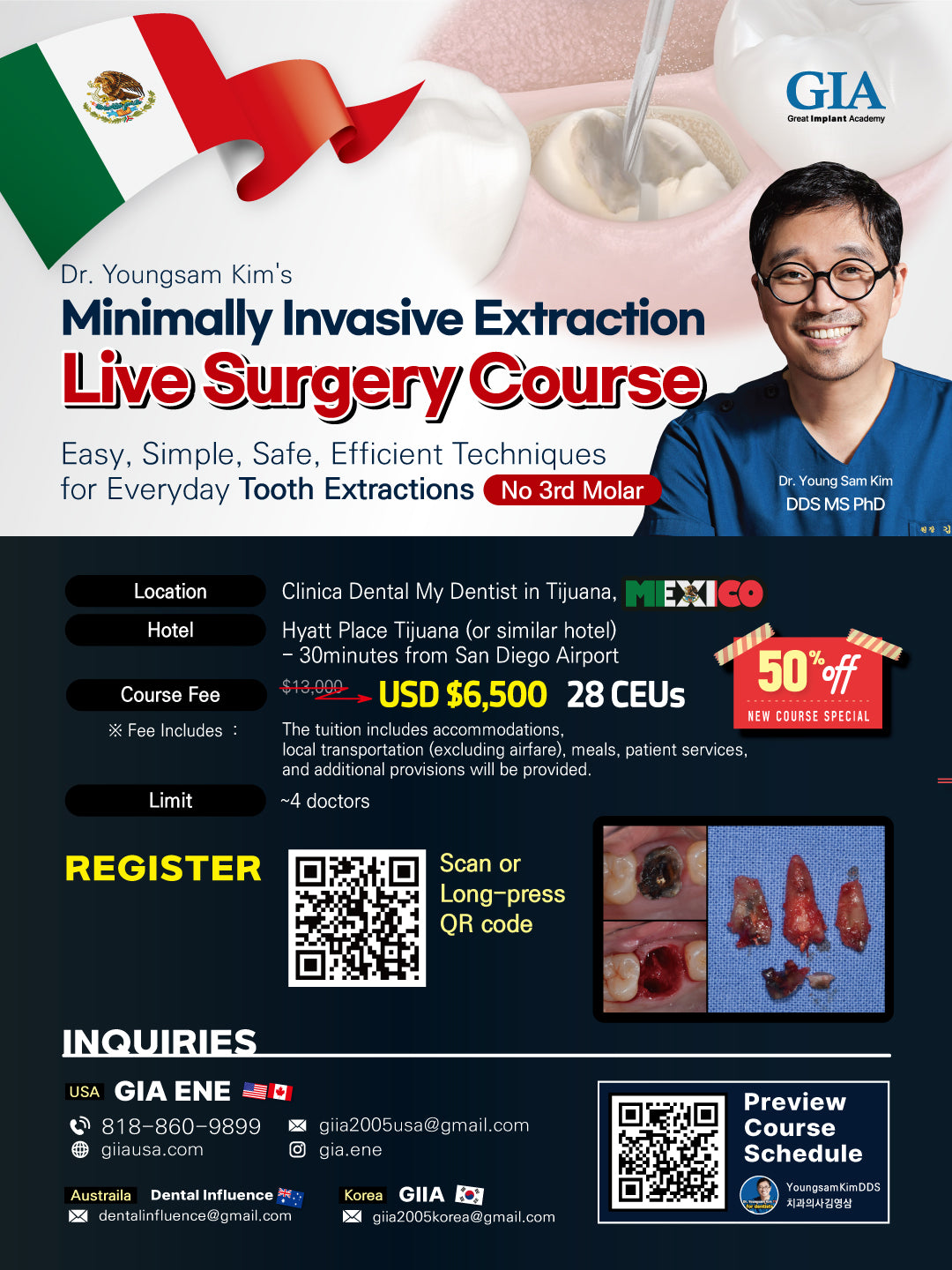 MEXICO LSC 2025 / Aug 29 - Sep 1 [Minimally Invasive Ext Live Surgery Course]