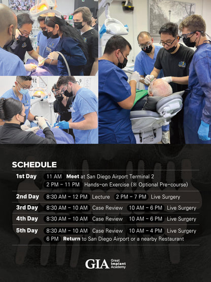 MEXICO LSC 2025 / July 2 - 6 [Implant Live Surgery Course]
