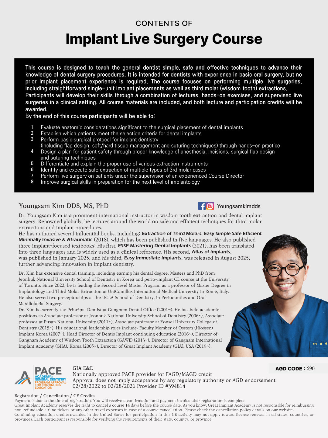 MEXICO LSC 2025 / July 2 - 6 [Implant Live Surgery Course]