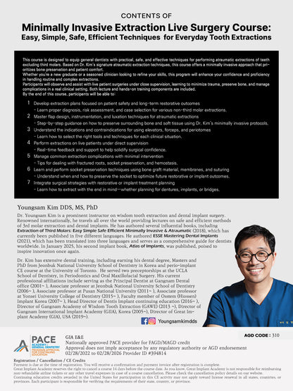 MEXICO LSC 2025 / Aug 29 - Sep 1 [Minimally Invasive Ext Live Surgery Course]