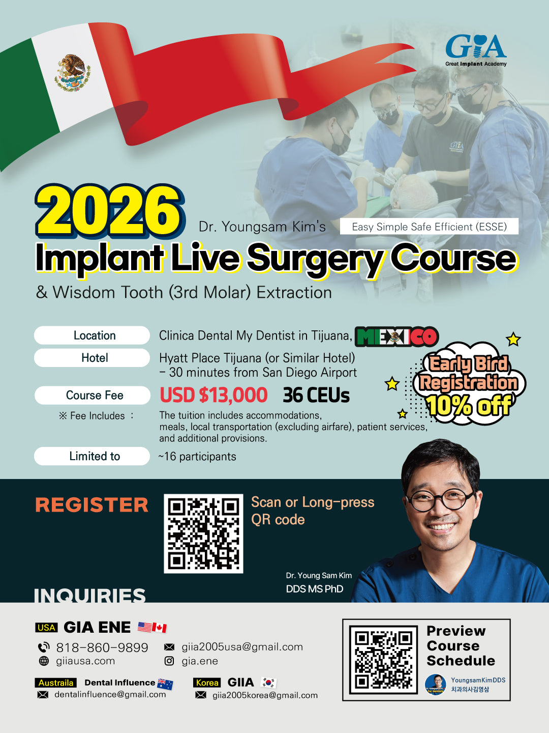MEXICO LSC 2026 / April 23 - 27 [Implant Live Surgery Course]
