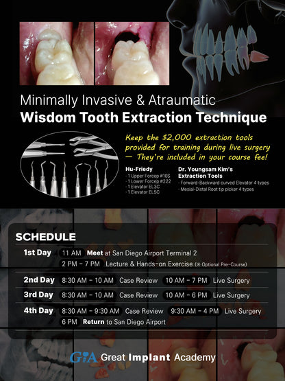 MEXICO LSC 2026 / January 16 - 19 [Third Molar Live Surgery Course]