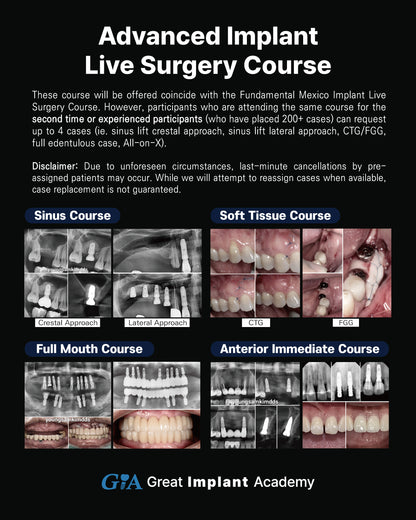 MEXICO LSC 2026 / November 12 - 16 [Implant Live Surgery Course]