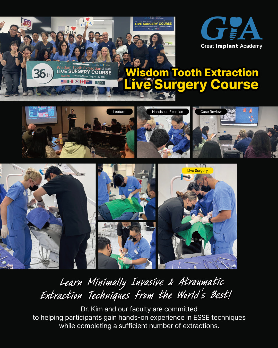 MEXICO LSC 2026 / November 13 - 16 [Third Molar Live Surgery Course]