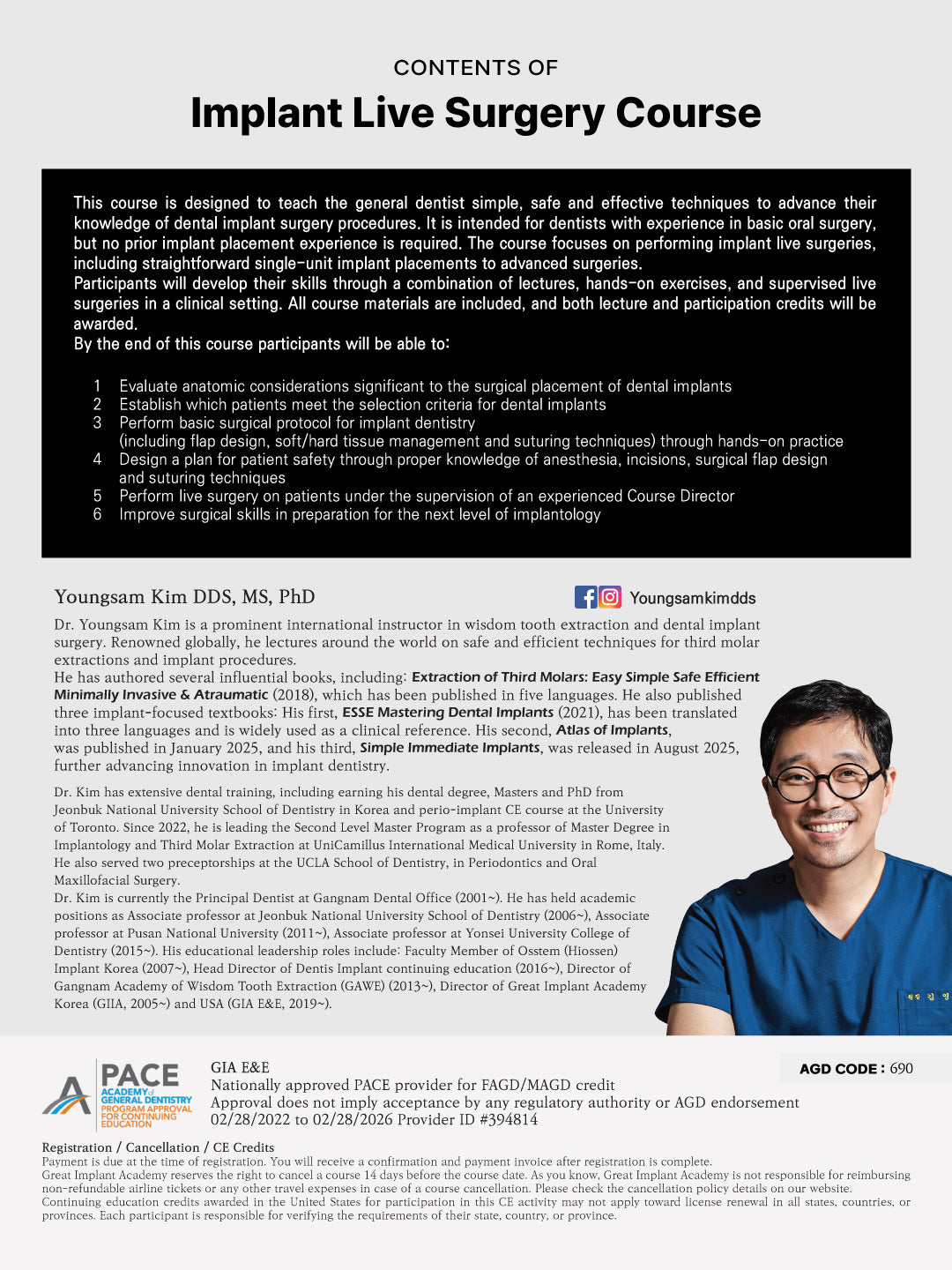 MEXICO LSC 2026 / April 23 - 27 [Implant Live Surgery Course]