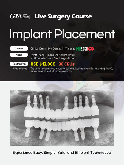 MEXICO LSC 2026 / January 15 - 19 [Implant Live Surgery Course]
