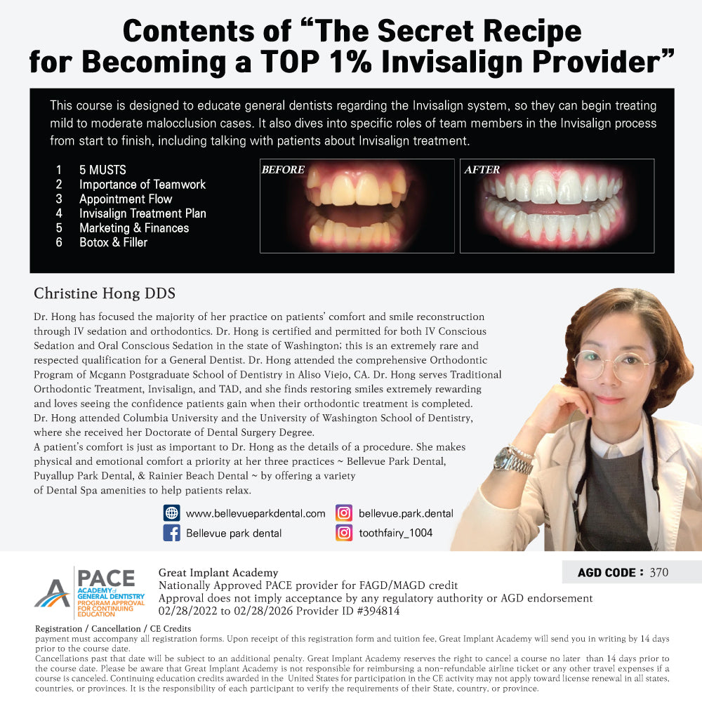 New York) The Secret Recipe for Becoming a TOP 1% Invisalign Provider [2023/5/7]