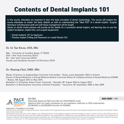 New York) Dental Implants 101 for Beginners [2024/5/2]