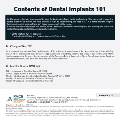 New York) Dental Implants 101 for Beginners [2024/5/3]