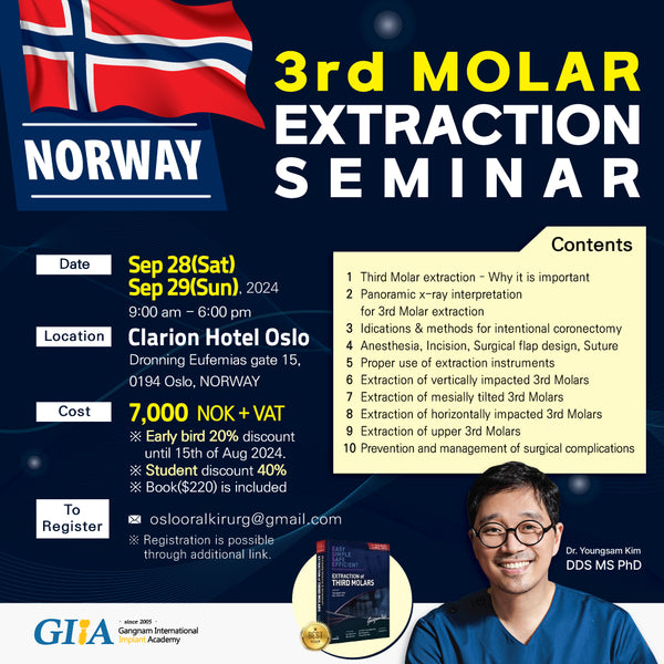 Norway) 3rd Molar Extraction Seminar [9/28 ~ 9/29/2024]