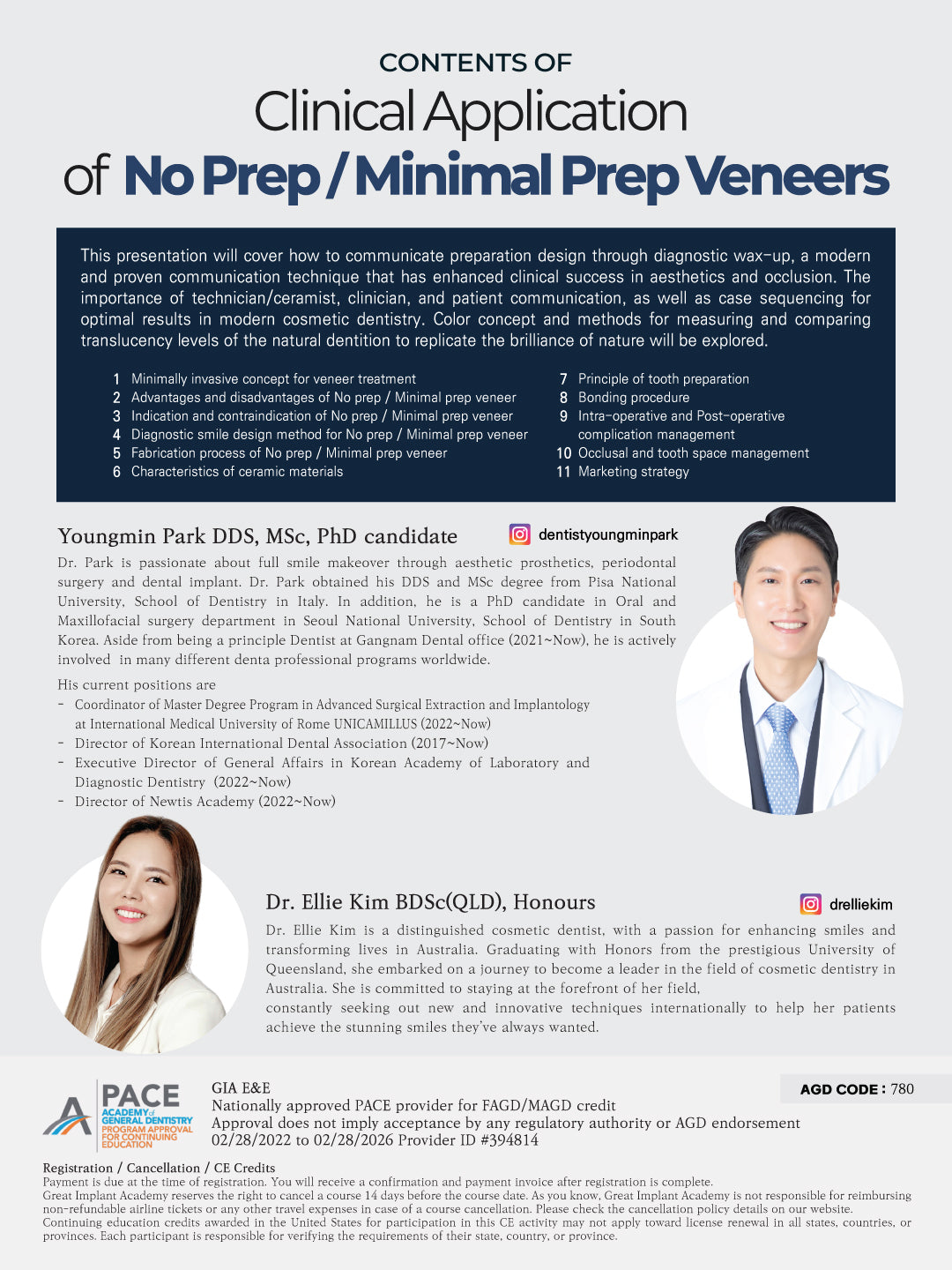 Canada) No Prep / Minimal Prep Veneers: Clinical Application Hands-on