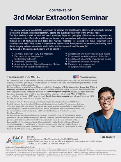 New York) 3rd Molar Extraction Seminar