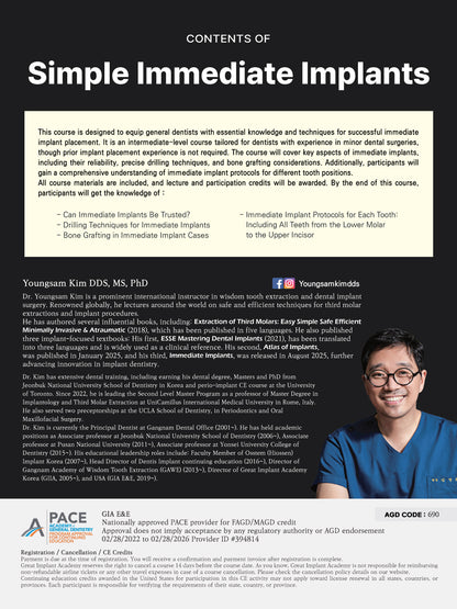 Dallas) Simple Immediate Implants