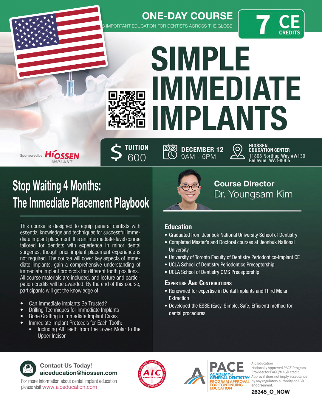Seattle) Simple Immediate Implants [2026/12/12]