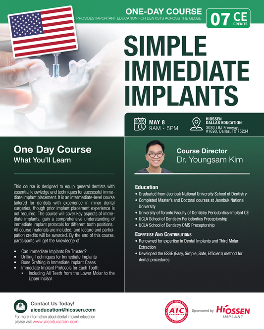 Dallas) Simple Immediate Implants [2026/5/8]