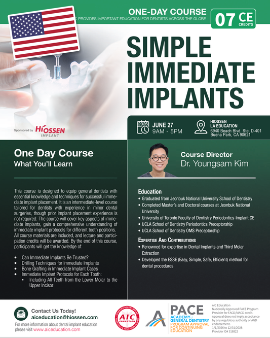 Los Angeles) Simple Immediate Implants [2026/6/27]
