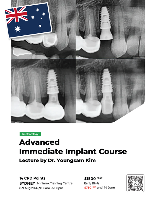 Sydney, Australia) Advanced Immediate Implant Course [2026/8/8 ~ 8/9]
