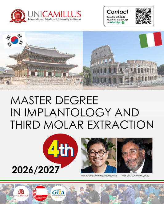 Rome Italy) Implantology And Third Molar Extraction (SECONE LEVEL MASTER) [2026/2027]