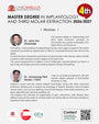 Rome Italy) Implantology And Third Molar Extraction (SECONE LEVEL MASTER) [2026/2027]