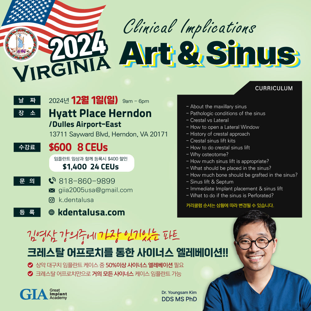 Virginia) Art & Sinus: Clinical Implications [241201]