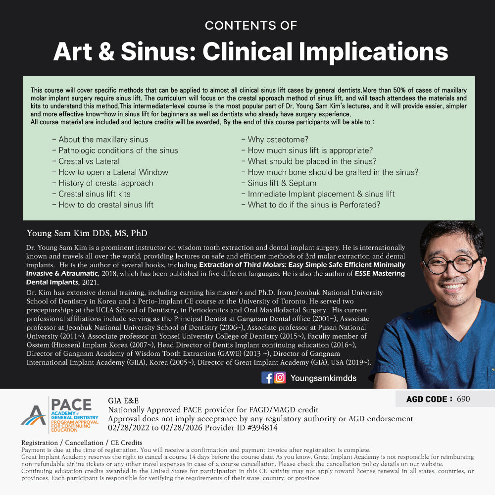 Virginia) Art & Sinus: Clinical Implications [241201]