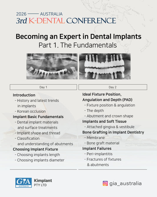 Sydney, Australia) Mastering Dental Implants: Stand up Comedy [2026/8/15 ~ 8/16]