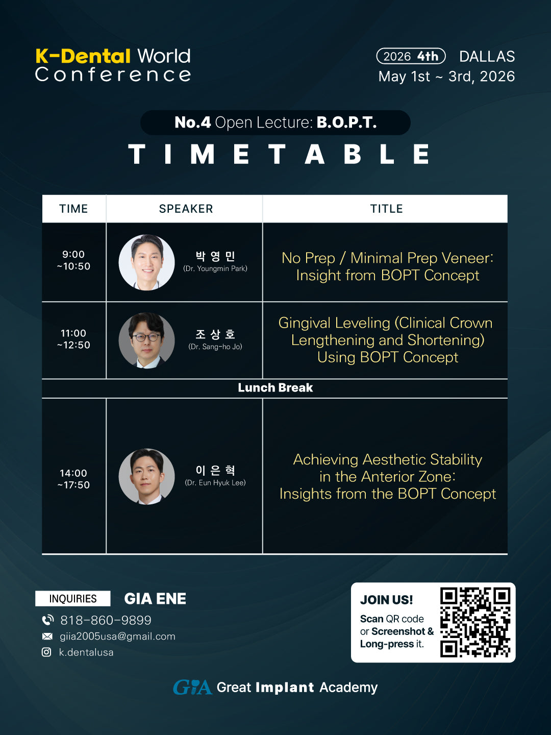 KDWC 2026 Dallas - No.4) OPEN LECTURE: B.O.P.T. [Fri]