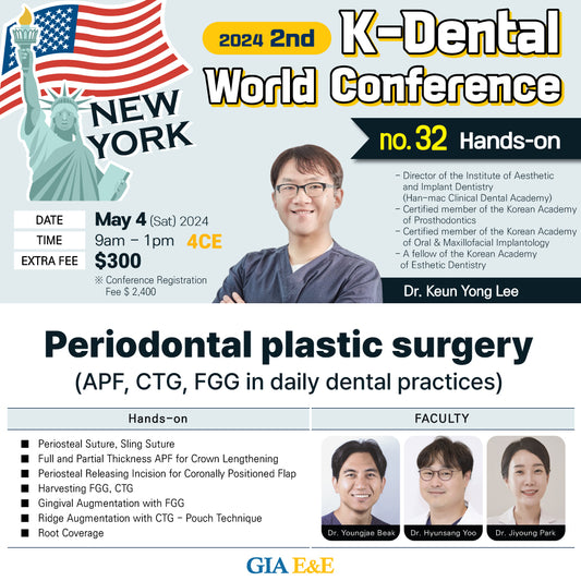 KDWC 2024 New York - No.32) Periodintal Plastic Surgery Hands-on