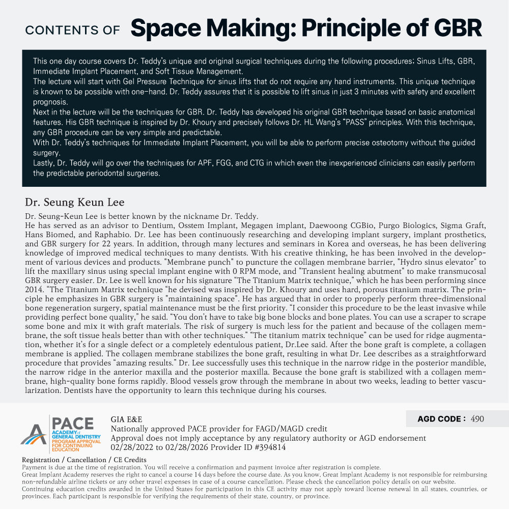 KDWC 2025 Los Angeles - No.33) Space Making: Principle of GBR HANDS-ON [Thu]