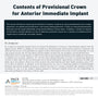 KDWC 2024 New York - No.29) Provisional Crown for Anterior Immediate Implant Hands-on