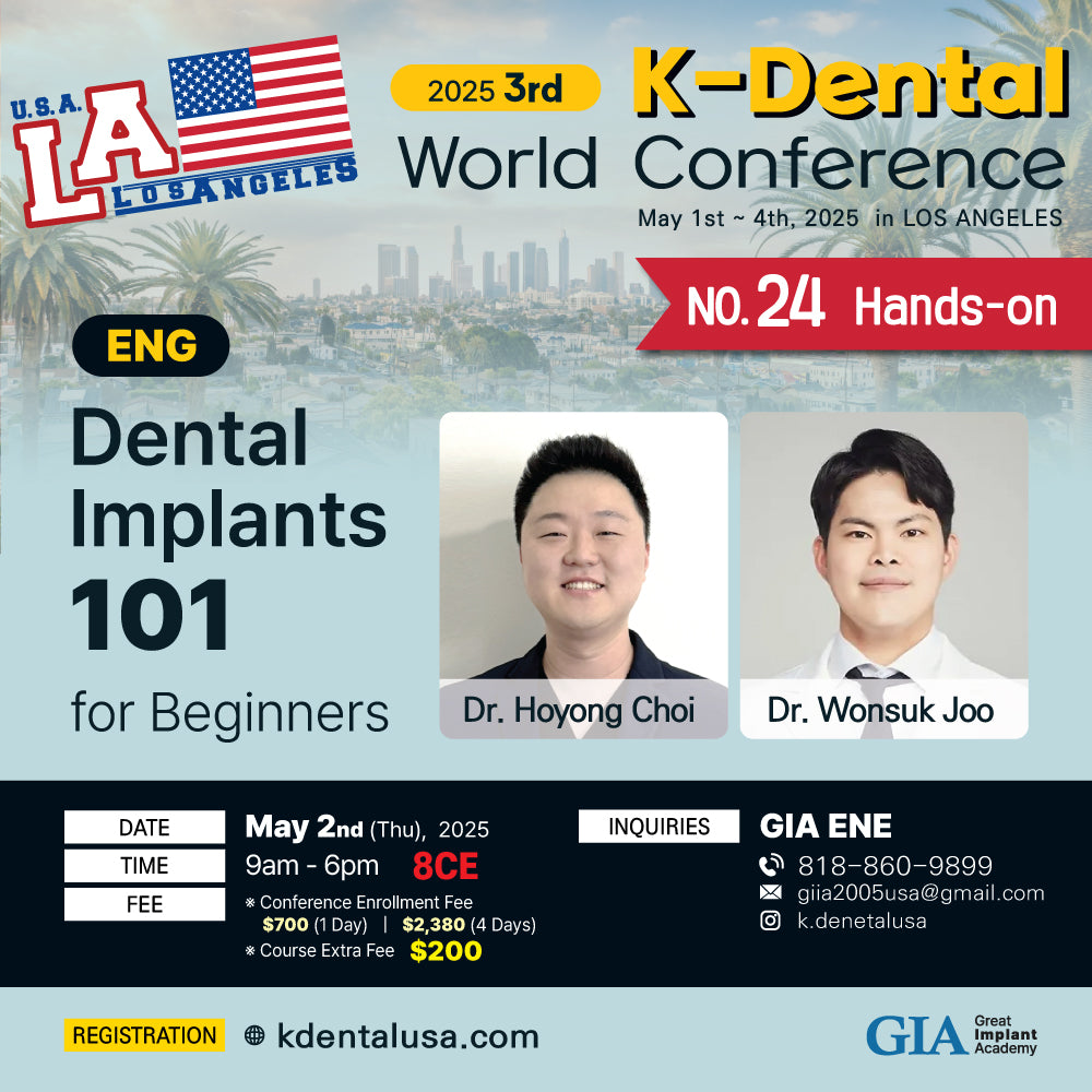 KDWC 2025 Los Angeles - No.24) Dental Implants 101 for Beginners HANDS-ON [Fri]