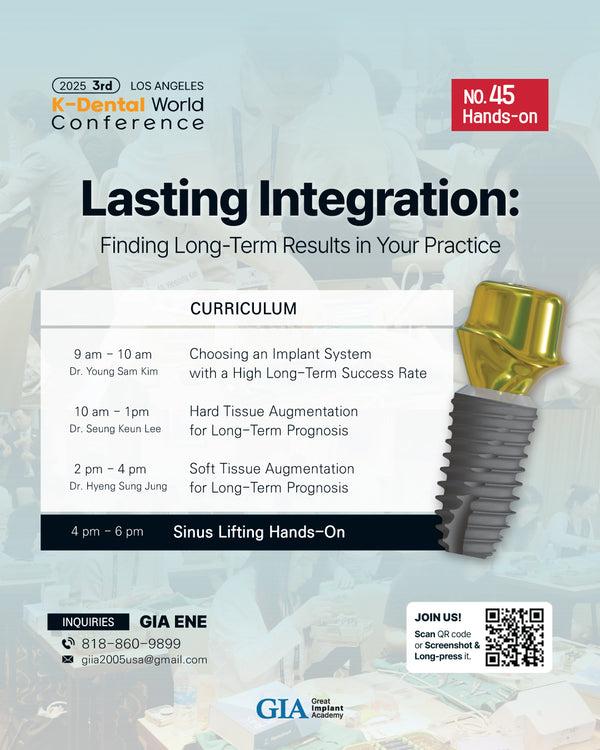 KDWC 2025 Los Angeles - No.45) Lasting Integration: Finding Long-Term Results in Your Practice HANDS-ON [Sat]