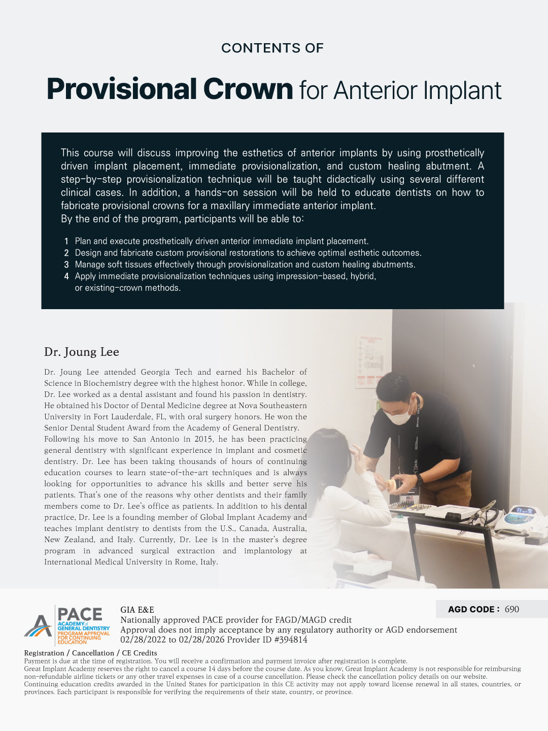 KDWC 2026 Dallas - No.25) Provisional Crown for Anterior Implant Hands-on [Fri]