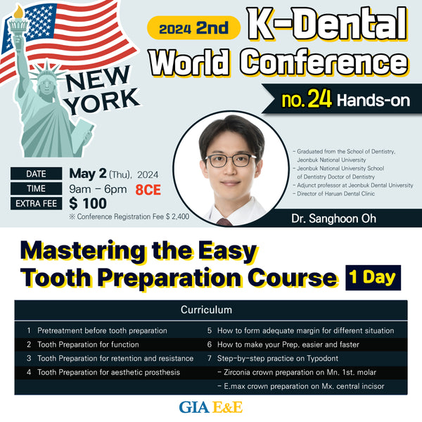 KDWC 2024 New York - No.24) Mastering the Easy Tooth Preparation Course Hands-on