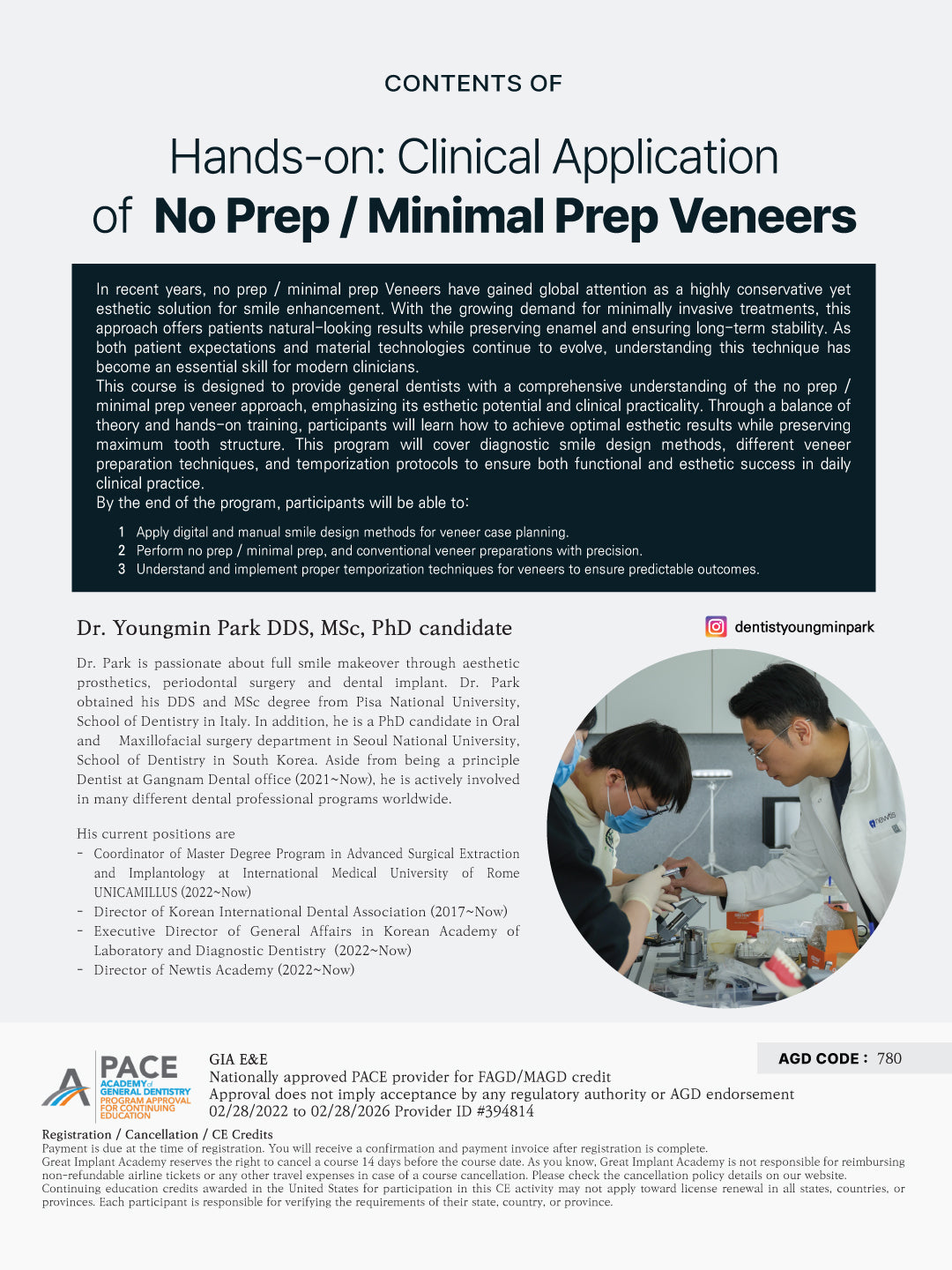 KDWC 2026 Dallas - No.27) Clinical Application of No Prep / Minimal Prep Veneers Hands-on [Sun]