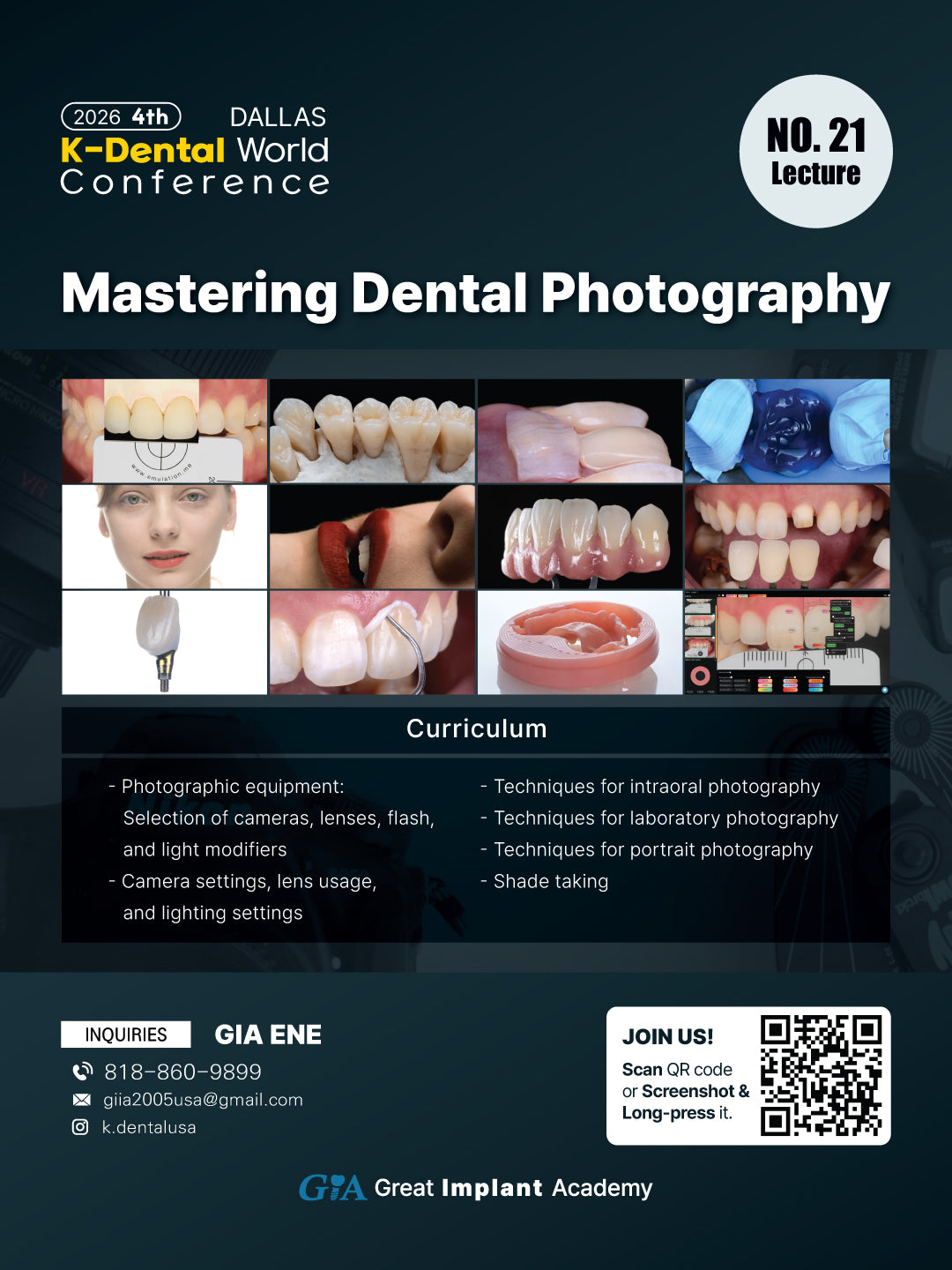 KDWC 2026 Dallas - No.21) Mastering Dental Photography [Sun]