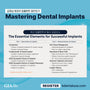 Los Angeles) Mastering Dental Implants [2024/6/22 ~ 6/23]