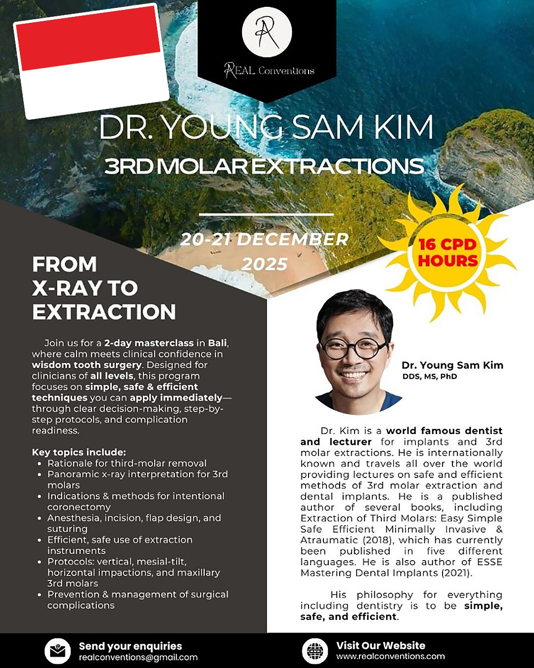 Indonesia) 3rd Molar Extraction Master Class [2025/12/20 ~ 12/21]