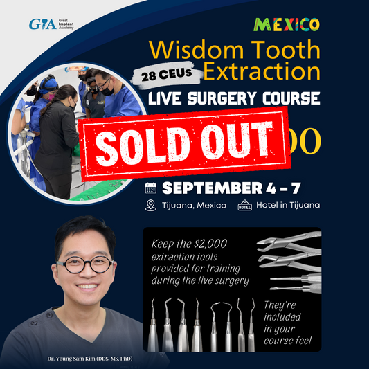 MEXICO LSC 2026 / September 4 - 7 [Third Molar Live Surgery Course]